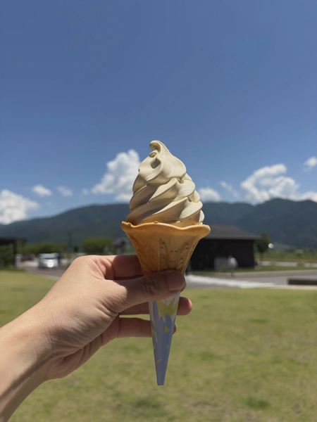<i>Jun. 13, 2026<br>Chikumagawa/花の駅 千曲川<br>Stamps: 1<br>Soft Serve: 1</i>