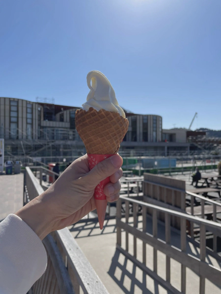 <i>Feb. 11, 2023<br>Tomiyama/富楽里とみやま<br>Stamps: 3<br>Soft Serve: 1</i>