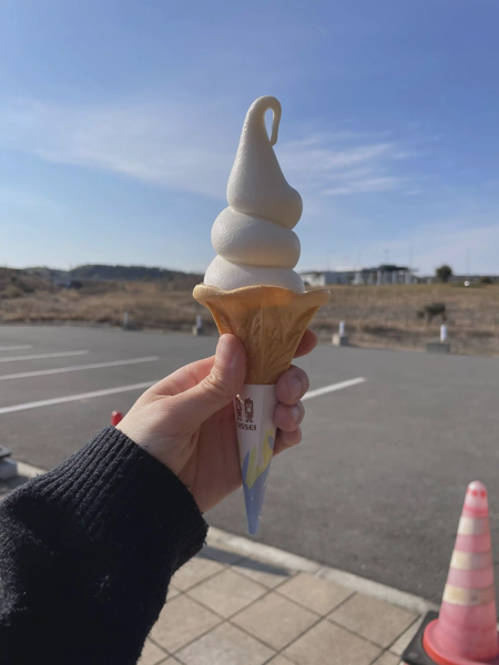 <i>Feb. 12, 2022<br>Kisarazu/木更津うまくたの里<br>Stamps: 4<br>Soft Serve: 1</i>