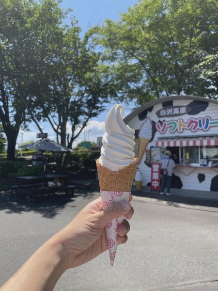 <i>Mar. 8, 2025<br>Shirasawa/白沢<br>Stamps: 1<br>Soft Serve: 1</i>