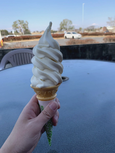 <i>Feb. 11, 2021<br>Shimotsuma/しもつま<br>Stamps: 1<br>Soft Serve: 1</i>