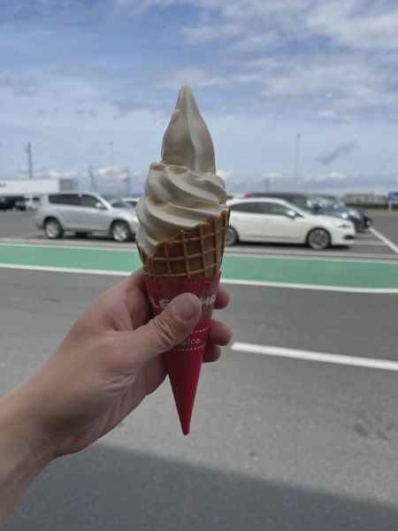 <i>Mar. 27, 2022<br>Omoi River/思川<br>Stamps: 1<br>Soft Serve: 1</i>