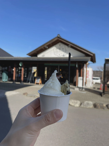 <i>Jan. 29, 2022<br>Takanezawa/たかねざわ 元気あっぷむら<br>Stamps: 2<br>Soft Serve: 1</i>