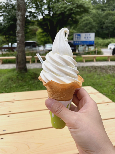 <i>Aug. 28, 2021<br>Urabandai/裏磐梯<br>Stamps: 2<br>Soft Serve: 1</i>
