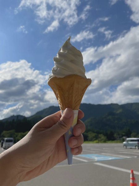 <i>Aug. 9, 2025<br>Kaneyama/奥会津かねやま<br>Stamps: 1<br>Soft Serve: 1</i>