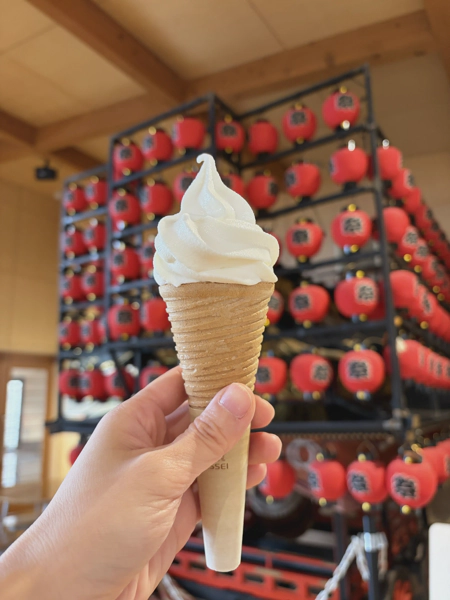 <i>Mar. 28, 2026<br>Adachi(Down)/「安達」智恵子の里 下り線<br>Stamps: 1<br>Soft Serve: 1</i>