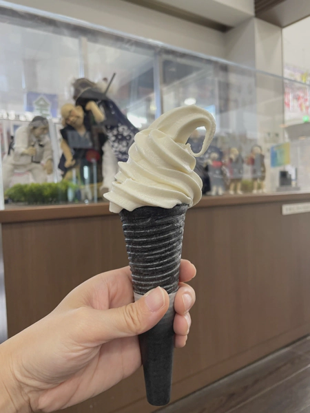 <i>Nov. 1, 2025<br>Nagai/川のみなと長井<br>Stamps: 2<br>Soft Serve: 1</i>